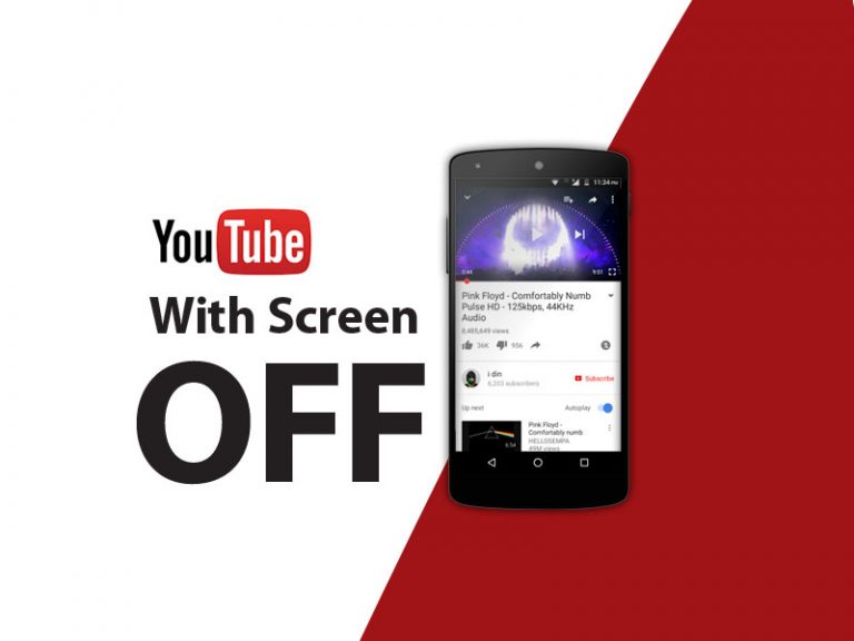 Как слушать YouTube с выключенным экраном (Android и iOS)