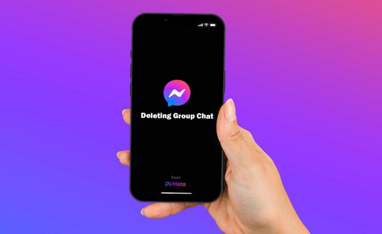 Как да изтриете групов чат в Messenger