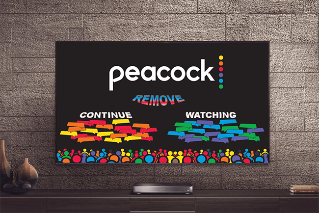 Как да премахнете предаванията от продължаване на гледането в Peacock TV