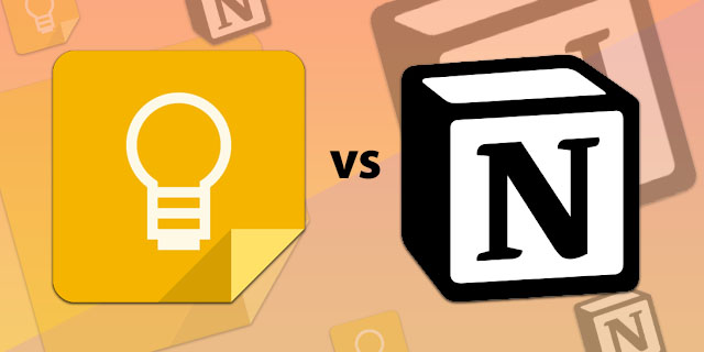 Google Keep срещу Notion