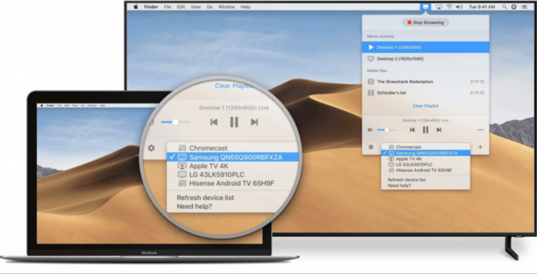 Как да използвате AirPlay от Mac на телевизионен екран