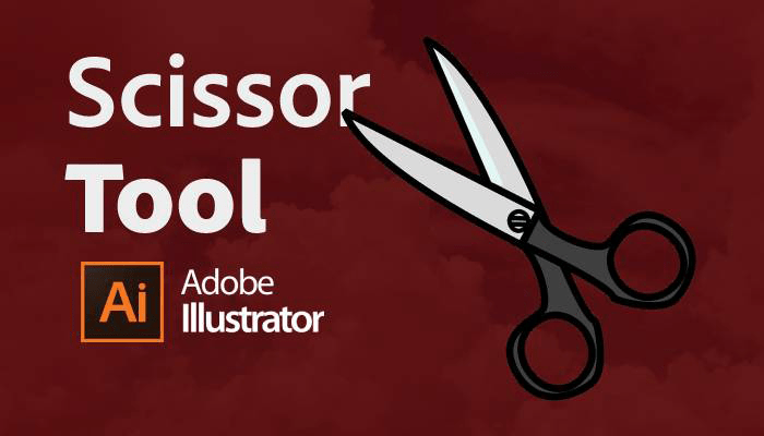 Как да използвате инструмента Scissors в Illustrator