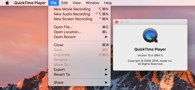 Как да спрете записа на екрана в QuickTime